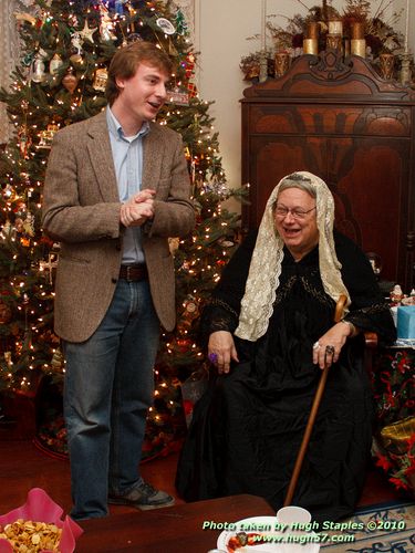 Bozini Christmas Party 2010.1 with appearances by HRH Queen Victoria, and her Royal Magician/Interpreter Sean of Owens
