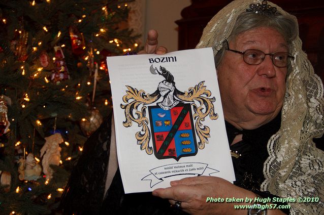 Bozini Christmas Party 2010.2 with an appearance by HRH Queen Victoria, honoring members of the CSC
