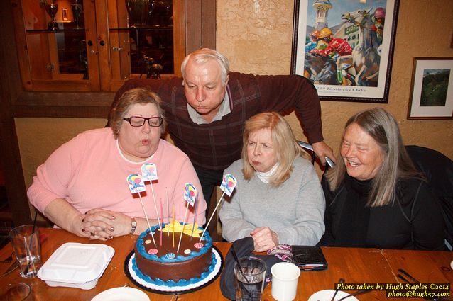 Bozinis celebrate the birthdays of Cheryl, Sharon, Joan and Bob