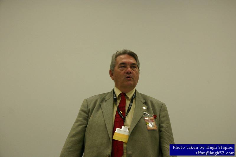 Panel "99 Years of Heinlein" with panelists<br />Bill Patterson, Brad Linaweaver, Pat Cadigan, Connie Willis and Michael Cassutt
