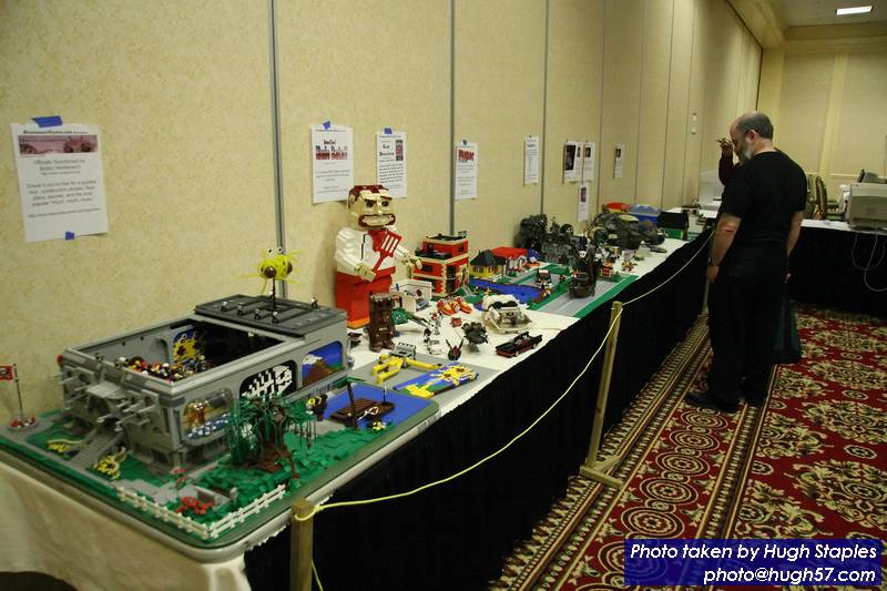 Legos Display in Internet Lounge