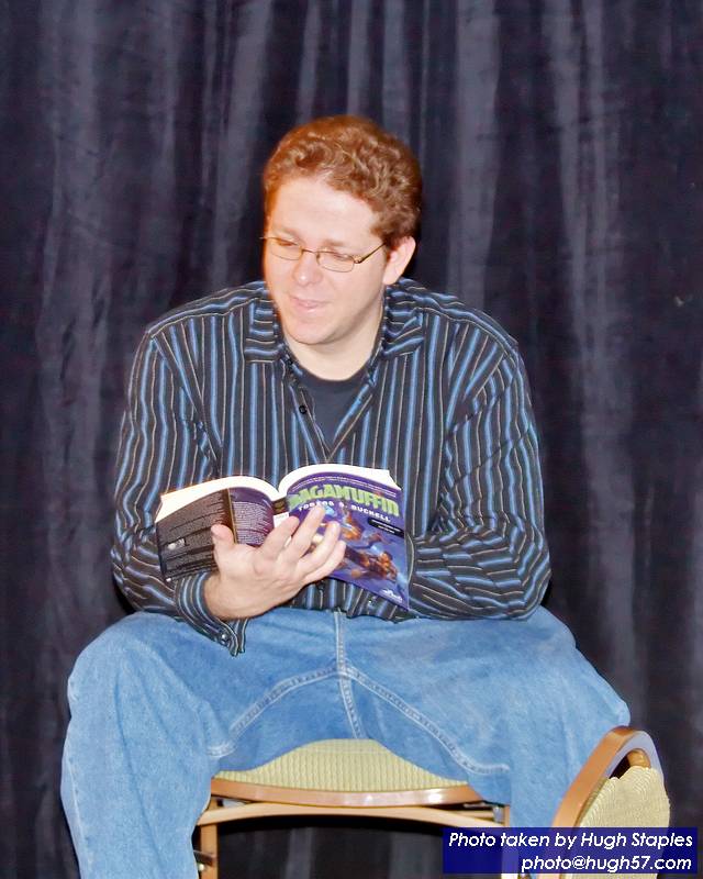 Author Tobias Buckell appears on the live podcast "The Time Traveller"