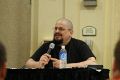 Author GOH Charles Stross and Tech GOH Bruce Schneier<br />give panel on "The Future of Spyware"