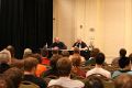 Author GOH Charles Stross and Tech GOH Bruce Schneier<br />give panel on "The Future of Spyware"