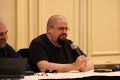 Author GOH Charles Stross and Tech GOH Bruce Schneier<br />give panel on "The Future of Spyware"