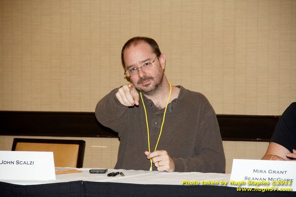 Context 24, with GOHs John Scalzi (subbing for L.E. Modesitt), Seanan McGuire and more!John Scalzi at the Autographing session