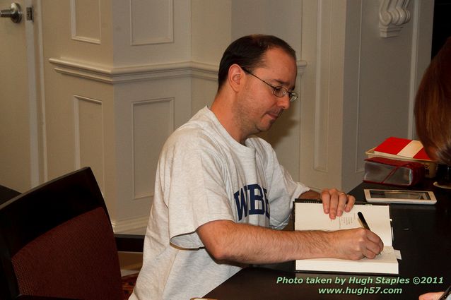 John Scalzi signs Fuzzy Nation