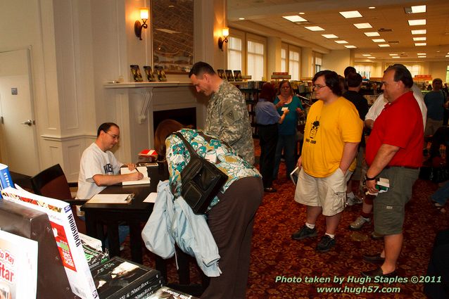John Scalzi signs Fuzzy Nation