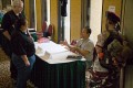 Millenicon 22   GOH Steven Barnes autographs his books