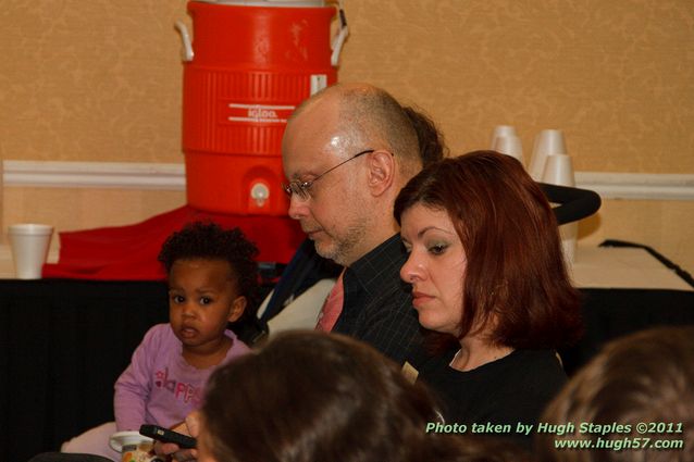 GOH Rob Sawyer seated in audience\nPanel: How Electrons Have Changed Writing and Reading