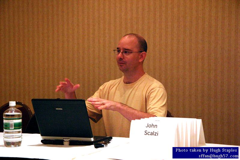 John Scalzi gives a reading