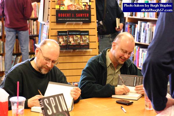 and, of course, time to get hand cramps from signing all the books. :)