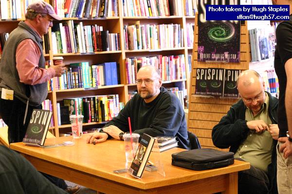 and, of course, time to get hand cramps from signing all the books. :)