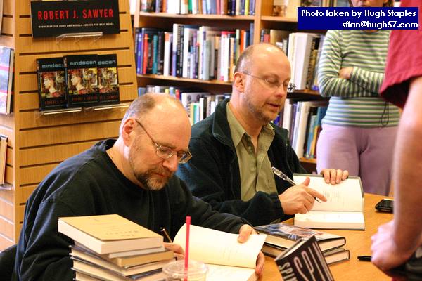 and, of course, time to get hand cramps from signing all the books. :)