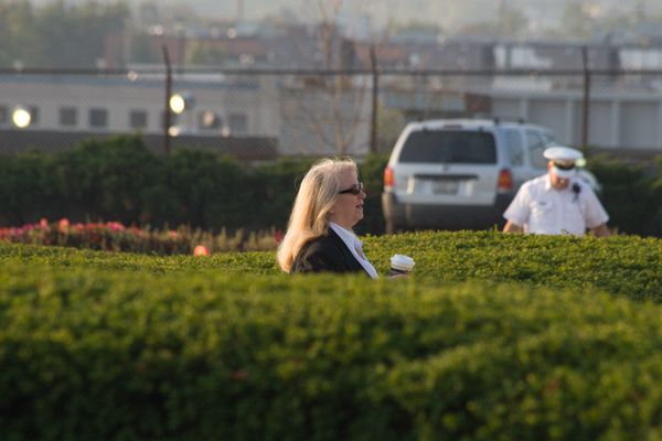 Cincinnati's Historic Museum Center at Union Terminal,\nsite of  foriegn policy speech by\nSen. Joseph Biden (D-Del), Democratic Candidate for Vice President