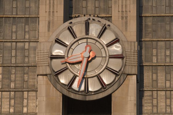 Cincinnati's Historic Museum Center at Union Terminal,\nsite of  foriegn policy speech by\nSen. Joseph Biden (D-Del), Democratic Candidate for Vice President