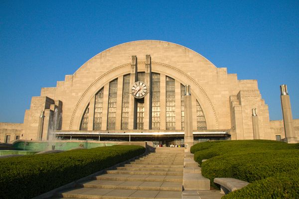 Sen. Joseph Biden (D-Del), Democratic Candidate for Vice President,\nspeaks on the subject of foriegn policy at the Rotunda of Union Terminal