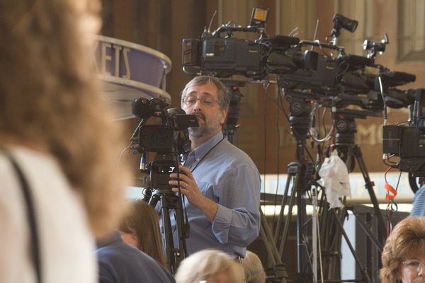 Cincinnati's Historic Museum Center at Union Terminal,\nsite of  foriegn policy speech by\nSen. Joseph Biden (D-Del), Democratic Candidate for Vice President