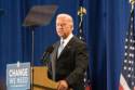 Sen. Joseph Biden (D-Del), Democratic Candidate for Vice President,\nspeaks on the subject of foriegn policy at the Rotunda of Union Terminal