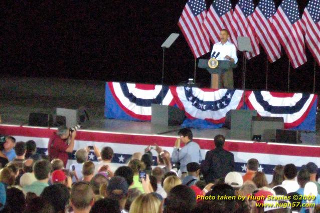 President Barack H. Obama addresses Cincinnati AFL-CIO annual Labor Day Picnic\non the topics of Jobs and Health Care Reform.