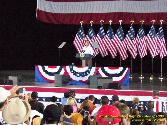 President Barack H. Obama addresses Cincinnati AFL-CIO annual Labor Day Picnic\non the topics of Jobs and Health Care Reform.