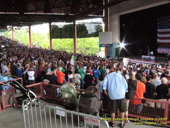 President Barack H. Obama addresses Cincinnati AFL-CIO annual Labor Day Picnic\non the topics of Jobs and Health Care Reform.