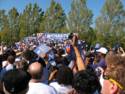 Sen. Barack Obama (D-Ill), Democratic Candidate for President,\nspeaks on the subject of economic policy at the American Jobs Tour Rally