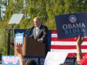 Ohio Governor Ted Strickland speaks prior to\nthe American Jobs Tour Rally