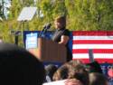 Sen. Barack Obama (D-Ill), Democratic Candidate for President,\nspeaks on the subject of economic policy at the American Jobs Tour Rally