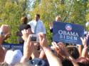 Sen. Barack Obama (D-Ill), Democratic Candidate for President,\nspeaks on the subject of economic policy at the American Jobs Tour Rally