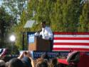 Sen. Barack Obama (D-Ill), Democratic Candidate for President,\nspeaks on the subject of economic policy at the American Jobs Tour Rally