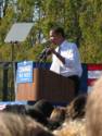 Sen. Barack Obama (D-Ill), Democratic Candidate for President,\nspeaks on the subject of economic policy at the American Jobs Tour Rally