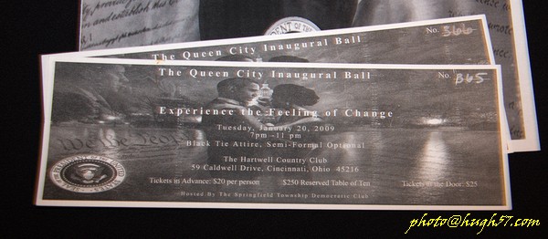The Queen City Inaugural Ball, celebrating the Inauguration of Barack H. Obama II as 44th President of the United States of America
