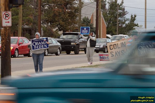 Honk & Wave for Obama/Biden