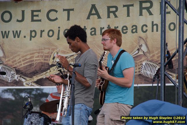 A nice, cool August Night with the CCM High School Jazz Combo, Swagg and the main event, fo/mo/deep