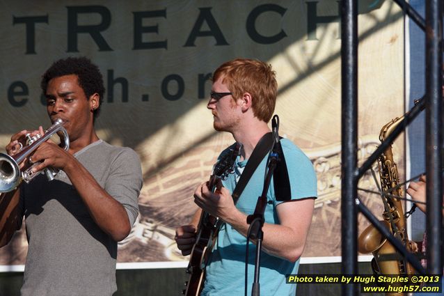 A nice, cool August Night with the CCM High School Jazz Combo, Swagg and the main event, fo/mo/deep