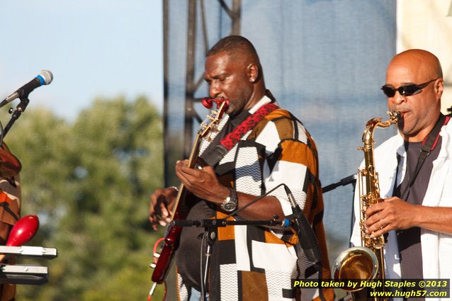 A nice, cool August Night with the CCM High School Jazz Combo, Swagg and the main event, fo/mo/deep