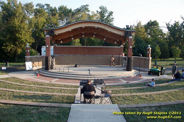 The great weather continues for a concert by the Bacchanal Steel Band