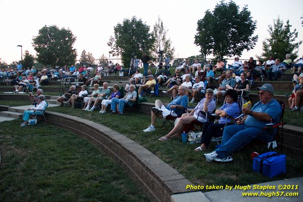The great weather continues for a concert by the Bacchanal Steel Band