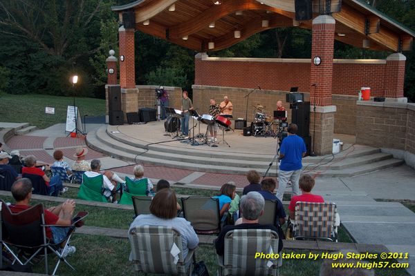 The great weather continues for a concert by the Bacchanal Steel Band