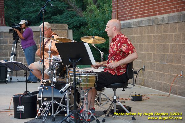 The great weather continues for a concert by the Bacchanal Steel Band