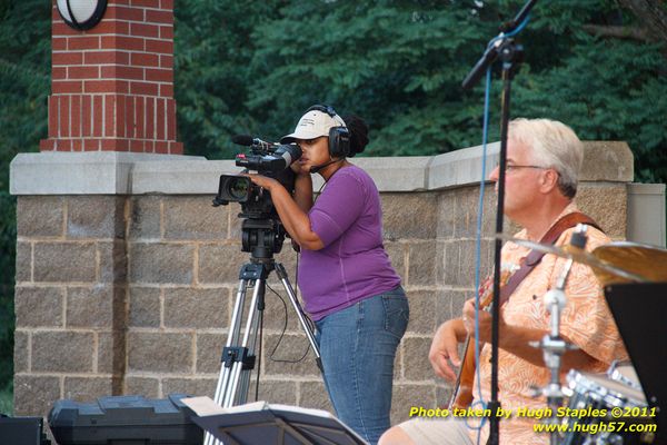 The great weather continues for a concert by the Bacchanal Steel Band