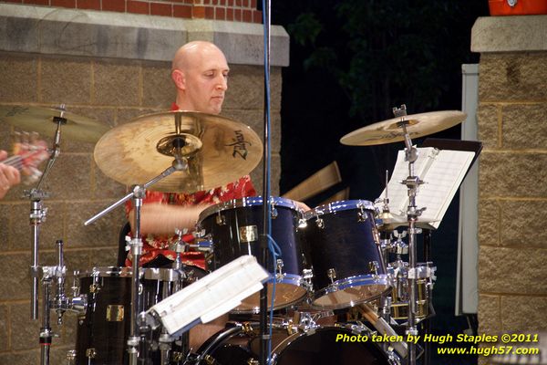 The great weather continues for a concert by the Bacchanal Steel Band