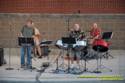 The great weather continues for a concert by the Bacchanal Steel Band