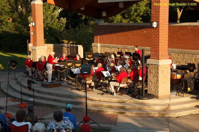 Colerain Township Summer Entertainment Series 2015 presents the Cincinnati Brass BandA dry, pleasant (if somewhat warm) night for a concert!