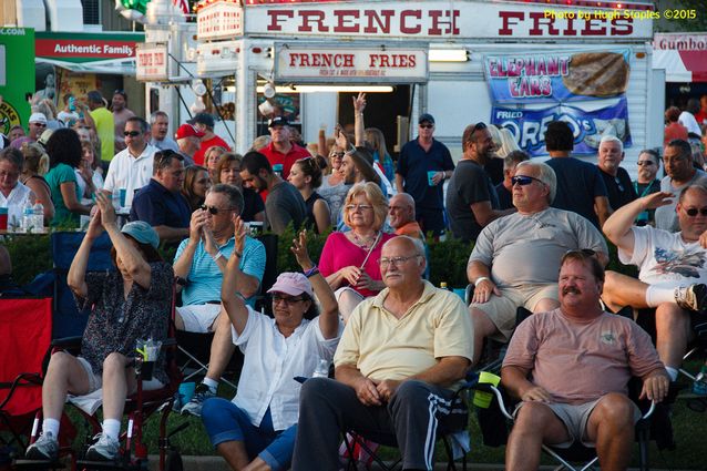 A nice, warm August night for A Taste of Colerain with a concert by Bad Habit, complete with fireworks!