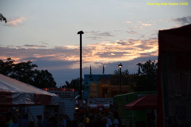 A nice, warm August night for A Taste of Colerain with a concert by Bad Habit, complete with fireworks!