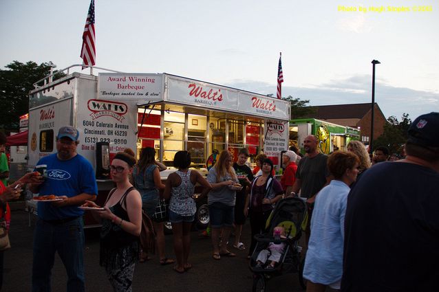 A nice, warm August night for A Taste of Colerain with a concert by Bad Habit, complete with fireworks!