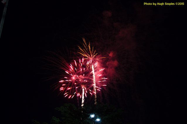 A nice, warm August night for A Taste of Colerain with a concert by Bad Habit, complete with fireworks!