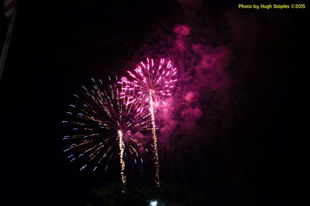 A nice, warm August night for A Taste of Colerain with a concert by Bad Habit, complete with fireworks!